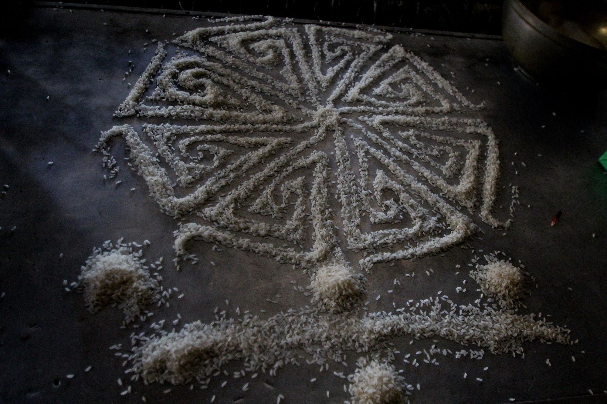 Jain rice designs to liberate the soul