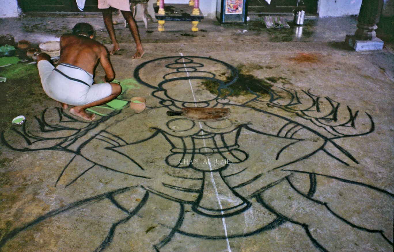 Kerala Kalam,"Measuring and sketching the body"— part 3