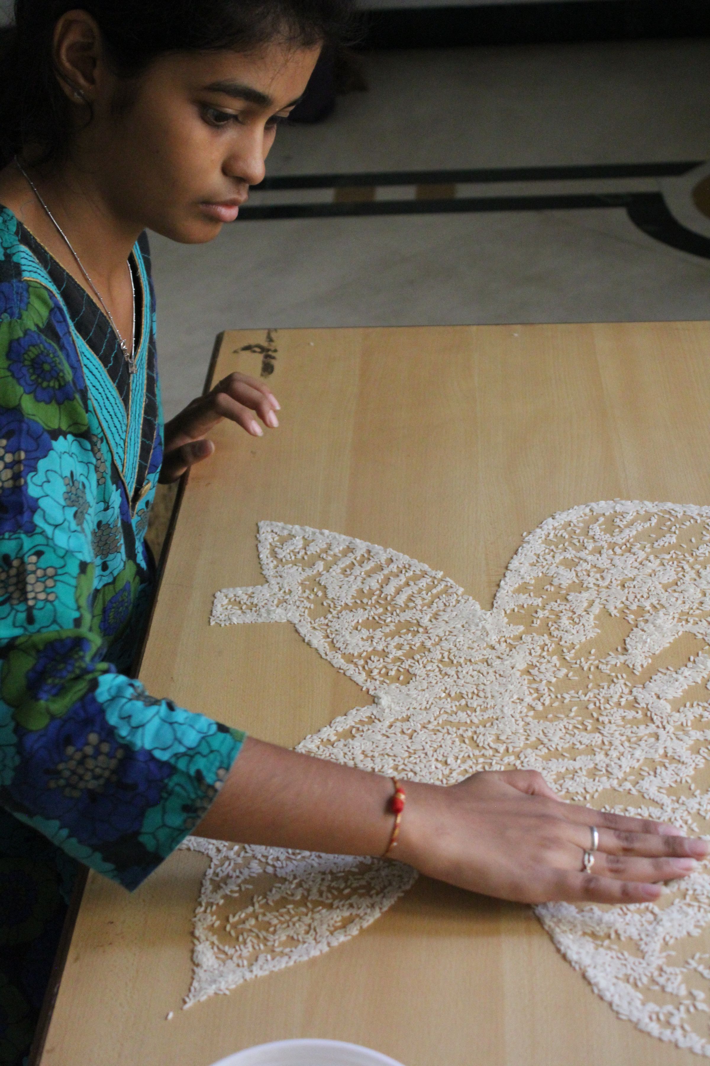 Jainism Rice Ritual Jain rice designs to liberate the soul