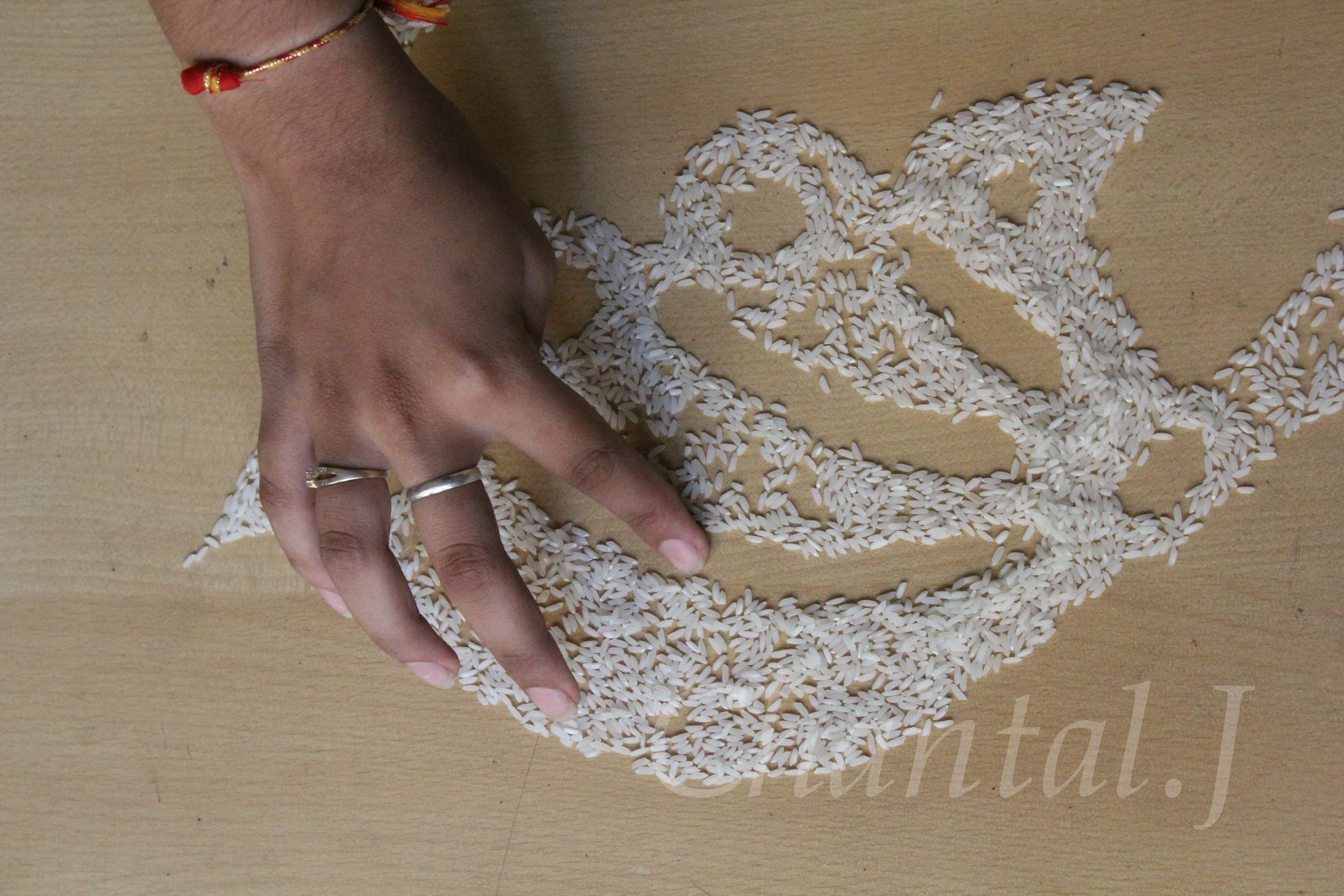 Jainism Rice Ritual Jain rice designs to liberate the soul