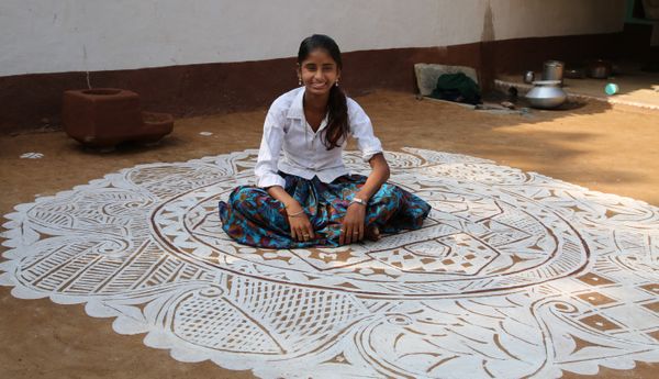 Rajasthan mandana, "Inspired women painters"— part 7