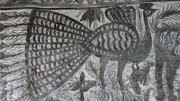 "Du sol aux murs", peintures éphémères de l'Inde